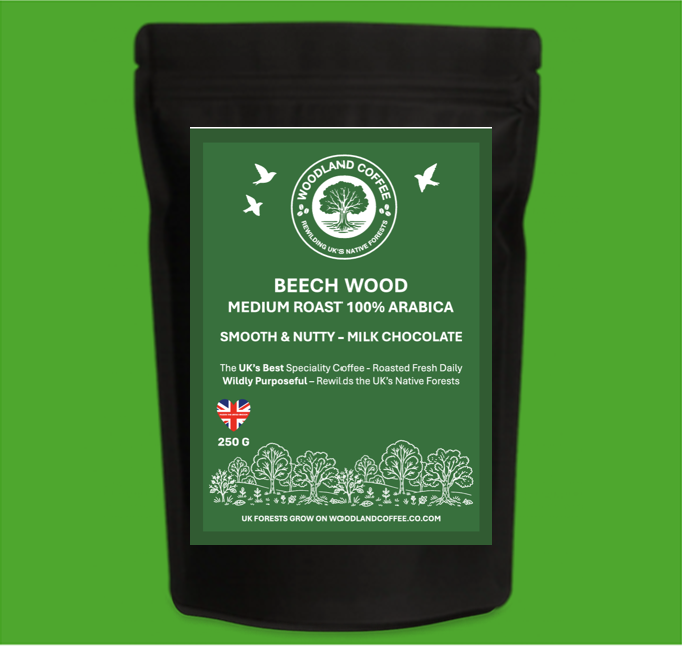 BEECH WOOD MEDIUM ROAST SMOOTH NUTTY MILK CHOCOLATE