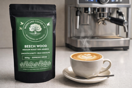 Beech Wood Medium Roast -  Smooth Nutty Milk Chocolate