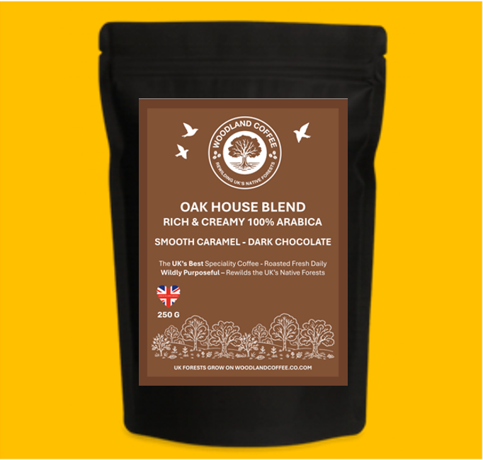 OAK HOUSE BLEND SMOOTH RICH CARAMEL DARK CHOCOLATE